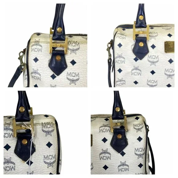 MCM CROSSBODY BAG WHITE PVC 933149 - Picture 5 of 11